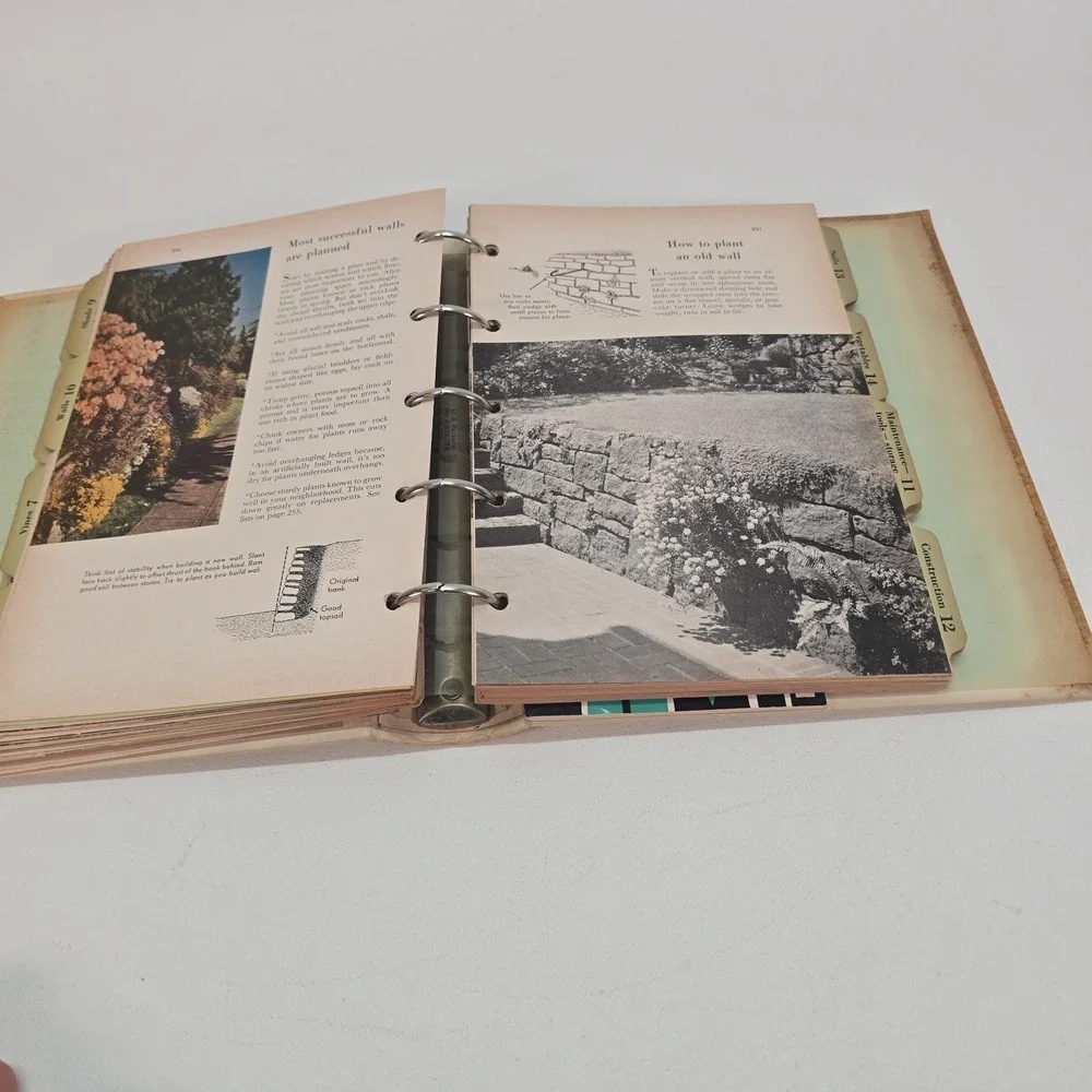 Better Homes and Gardens Garden Book 5-Ring Binder 1951